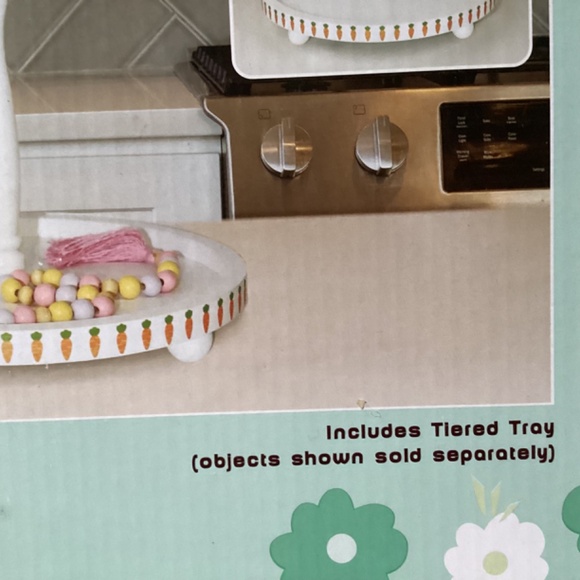 Huntington Home Spring Tiered Tray New In Box - Picture 3 of 10